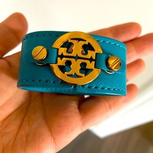 3 Items for 30% off - Tory Burch turquoise leather bracelet